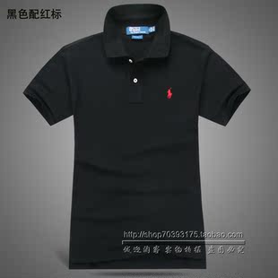  热卖欧美风 保罗POLO拉夫劳伦原单外贸 经典小马标男款polo衫短袖