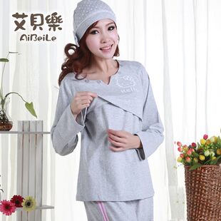 [<em>天猫</em>]月子服夏孕妇<em>睡衣</em>纯棉薄款产妇套装哺乳