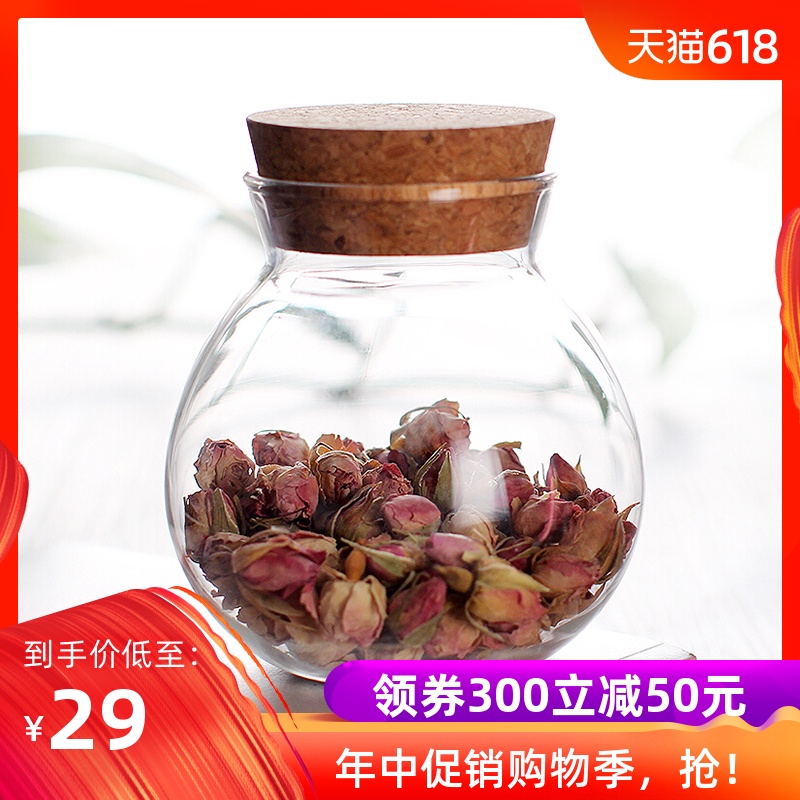 卡普家居透明玻璃密封罐子茶叶罐个性花茶罐玻璃茶具储藏圆罐在类目 餐饮具, 茶具, 茶叶罐中 - 来自Buy2taobao.com提供专业的淘宝代购服务