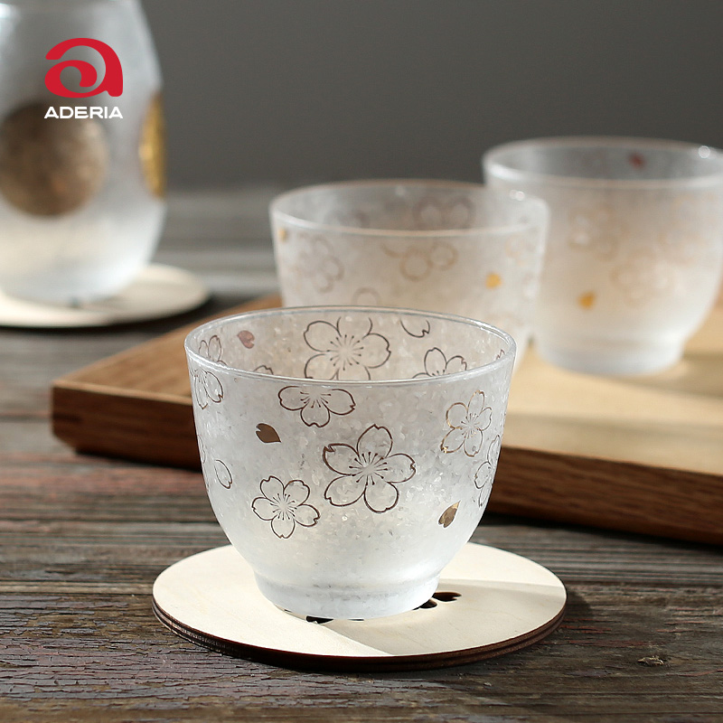 原装进口石塚硝子日本功夫茶杯茶道玻璃水杯套装冰晶金灿樱花杯子|msdalam kategori pinggan mangkuk, set teh, Kung Fu teh - dari Buy2taobao.com untuk memberikan perkhidmatan ejen Taobao profesional membeli