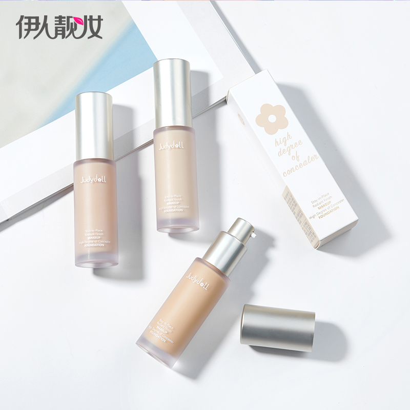 Judydoll Qin Yun Soft light Liquid Foundation Moisture moist Clear and transparent Concealer Oil control Trimming Concealerin the Makeup/Perfume/Beauty tools , Liquid Foundation/Cream category - from Buy2taobao.com to provide professional Taobao agent buy service