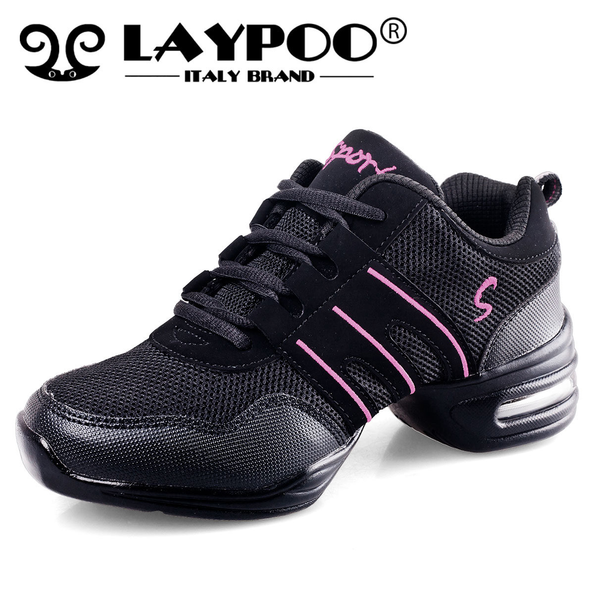 Increasing authentic modern dance shoes women's shoes non-slip soles and mesh ventilation leisure practice Dance Shoes Sneakers