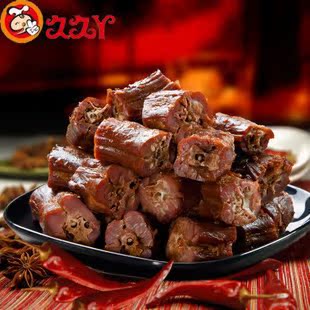  久久丫 鸭颈王 酱板鸭脖 独立包装熟食 180g 经典小吃