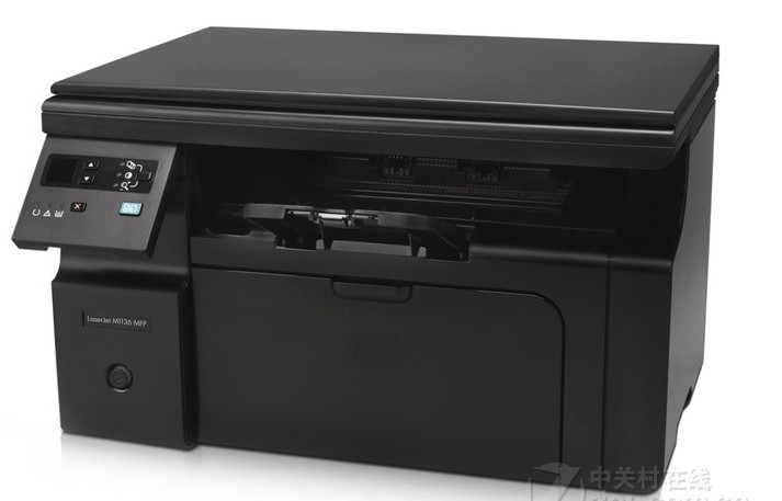 惠普黑白激光打印机hpM1136复印打印扫描一