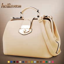 Hey Lin handbags 2013 new Korean version of the candy-colored European and American retro doctor difference Shoulder Messenger bag