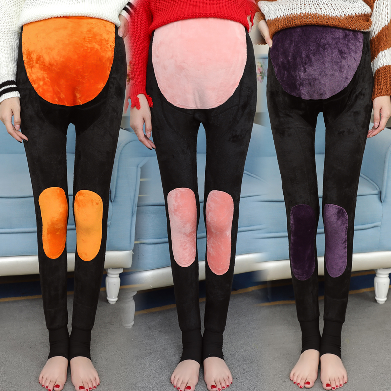 pregnant woman Leggings Plush winter new pattern 2018 Exorcism thickening Warm trousers Stomach lift trousers Autumn and winter Trousersin the Maternity/Maternal supplies/Nutrition , Maternity Pants/Prop belly pants category - from Buy2taobao.com to provide professional Taobao agent buy service