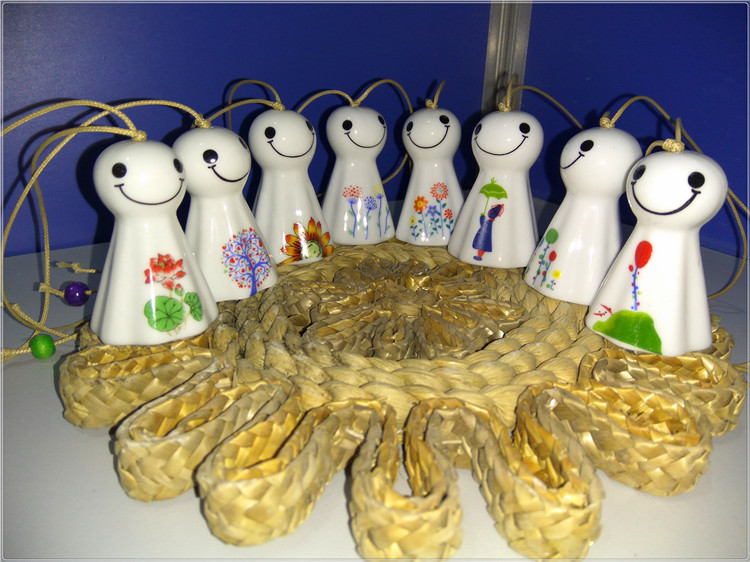 Modern simplicity Lovers money Sunny Doll Children Children’s Toys Jingdezhen Ceramic Wind chime Special Offerin the Home accessories , Wind chimes and accessories category - from Buy2taobao.com to provide professional Taobao agent buy service