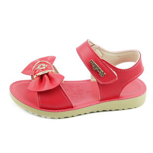  特价女童夏季鞋儿童凉鞋软底户外鞋 轻便透气学生绣花鞋露趾童鞋