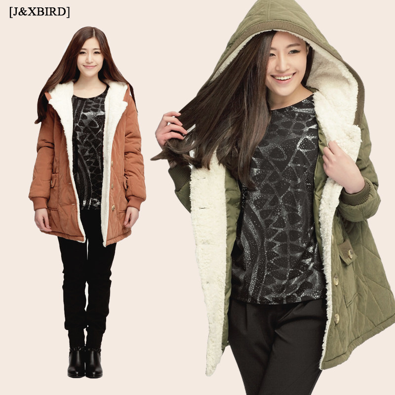 Taobao fall/winter-season clearance sale new Korean thin hooded long plus size women's clothing coat coats fat in MM