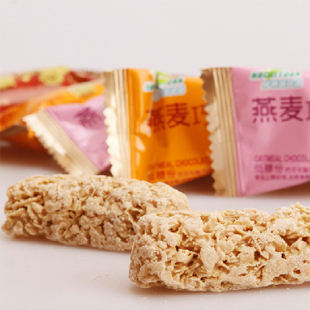  2份包邮 好利源营养麦片巧克力麦片糖 燕麦巧克力糖果500克燕麦糖