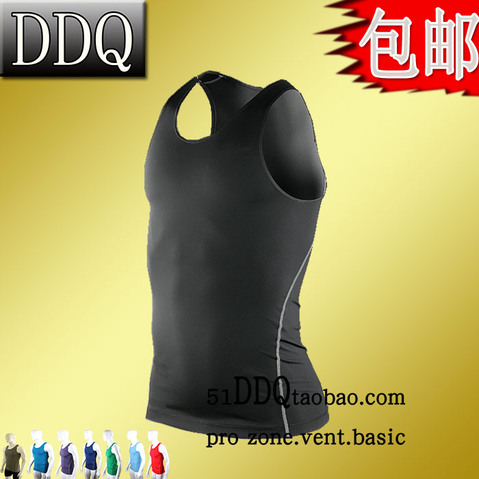 DDQ Basketball T-shirt Narrow shoulders Tights football run Perspiration Quick drying pro vest Sleeveless Short sleevedin the Sportswear/Casual Clothing , Sports T-shirt category - from Buy2taobao.com to provide professional Taobao agent buy service