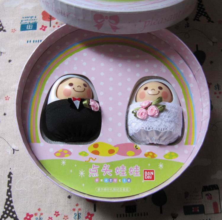 Voice control quality goods Bandai Nodding dolls marry Commemorative Edition originality Lover Wedding gift Tanabata Christmas giftsin the Toy/Childs/Puzzle/Building block/Model , Child Bell/Cloth Play/Appease toys , Tumbler category - from Buy2taobao.com to provide professional Taobao agent buy service