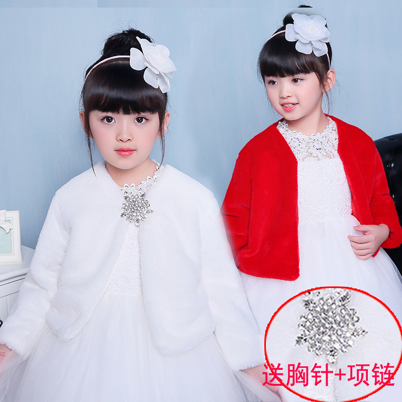 儿童披风秋冬斗篷女童外出加绒加厚公主小女孩外套花童长袖毛披肩在类目 童装/婴儿装/亲子装, 披风/斗篷中 - 来自Buy2taobao.com提供专业的淘宝代购服务