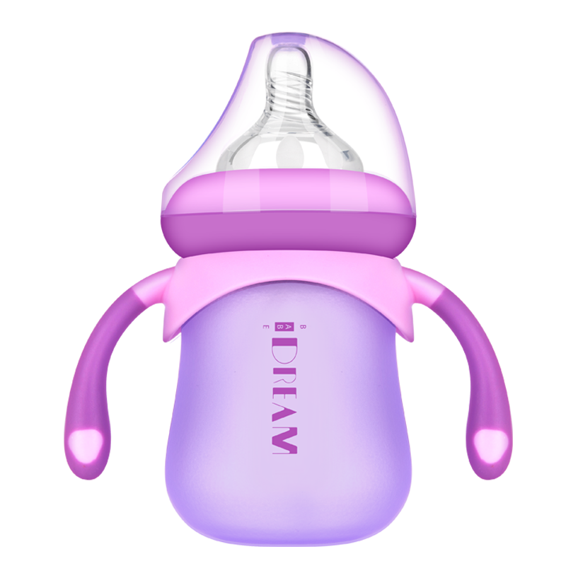 Feeding bottle baby Fall explosion-proof Anti-inflation Handle straw Newborn Wide mouth Glass bottlesin the Diapers/Care/Feeding/Push lathe , Feeding bottle/Bottles related , Feeding bottle category - from Buy2taobao.com to provide professional Taobao agent buy service