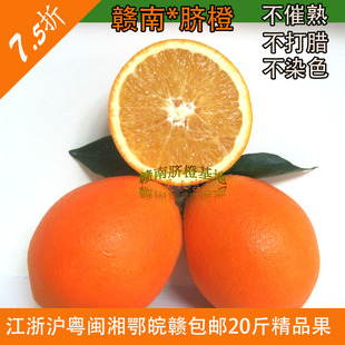  年货　新鲜水果 正宗赣南脐橙20斤精品原产地直销9省包邮　甜橙子