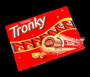  意大利进口费列罗Tronky巧克力酱榛子威化卷 18克*7条 新包装