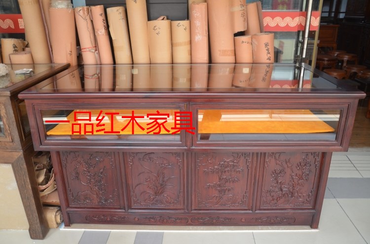 紅木珠寶玉器展示櫃/實木看寶台/木制展櫃玻璃櫃/花梨精品櫃台在類目 商業/辦公傢俱, 貨架/展櫃, 精品展櫃/陳列櫃中 - 來自Buy2taobao.com提供專業的淘寶代購服務