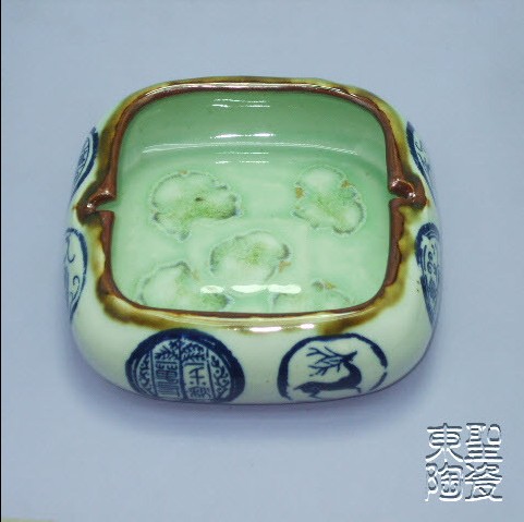 烟灰缸大号烟缸景德镇陶瓷烟灰缸手工个性特色时尚创意烟缸青花瓷|ruв категории фестиваль товаров/подарок, творческие подарки, мода пепельница - от Buy2taobao.com для оказания профессиональной услуги покупки агента Taobao