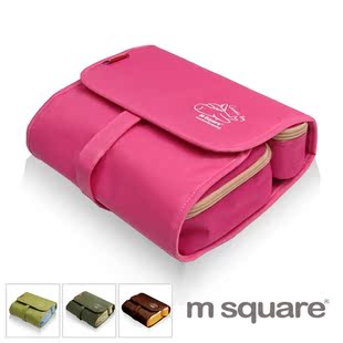  买一送三m square 旅行洗漱包韩国化妆包 旅游洗漱套装化妆包包邮