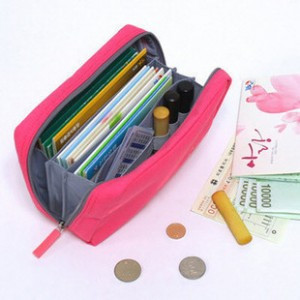  新品特价必备品 多功能帆布存折包/化妆包/数码包/洗漱包