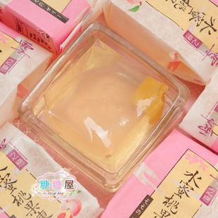  年货糖糖屋零食特产进口三叔公雪之恋果冻水蜜桃美味布丁50(55)g