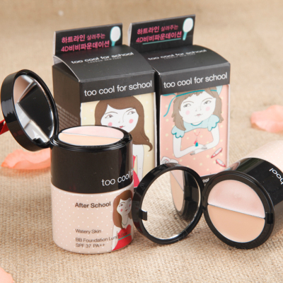 韩国toocoolforschool4DBB霜+遮瑕+高光午餐盒