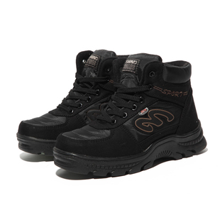  新品士贸 冬季男鞋  抗寒保暖棉鞋 户外跑步登山靴