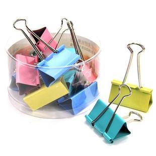 【四号 25mm】彩色票夹/长尾夹/快递面单夹/文件夹/夹子/燕尾夹|msdalam kategori Kamus elektronik/buku kertas elektronik/alat tulis, mengikat Supplies, Purse/folder Elliot - dari Buy2taobao.com untuk memberikan perkhidmatan ejen Taobao profesional membeli