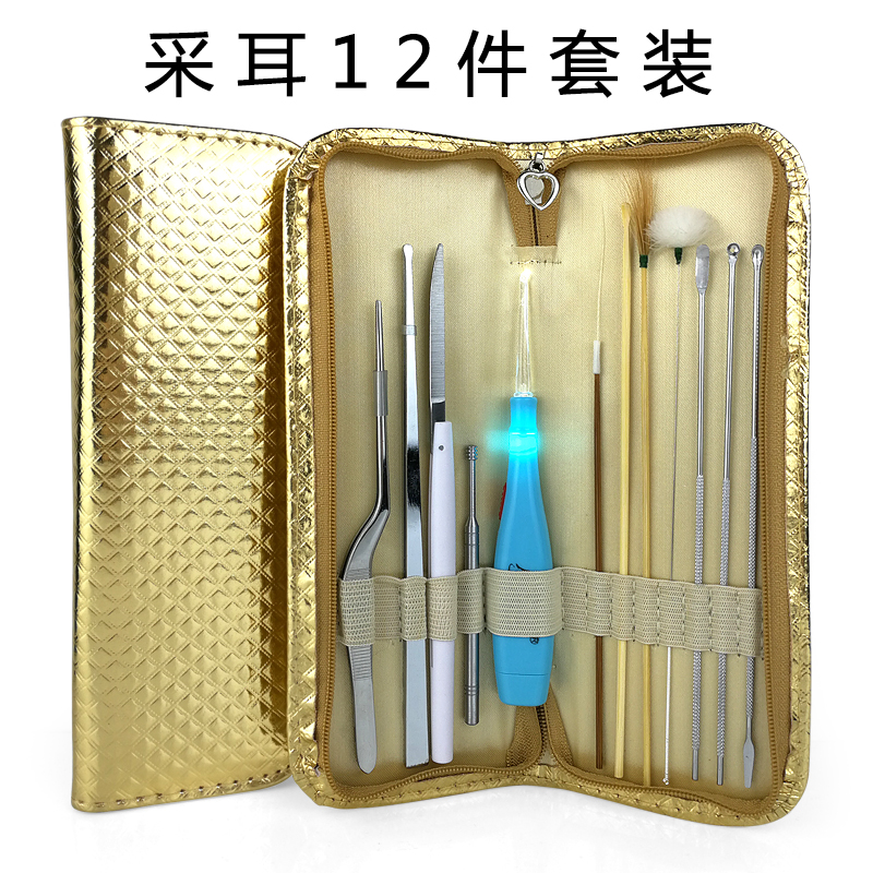 包邮 采耳12件套装 掏耳朵工具挖耳勺鹅毛棒 耳屎死皮清理马尾毛在类目 家庭/个人清洁工具, 个人洗护清洁用具, 耳勺中 - 来自Buy2taobao.com提供专业的淘宝代购服务