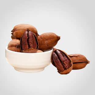  曼曼de爱坚果炒货碧根果长寿果特价美国山核桃225gx2袋