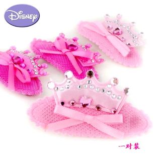  正品迪士尼disney发饰 公主BB夹边夹发夹发卡 儿童女童宝宝头饰品