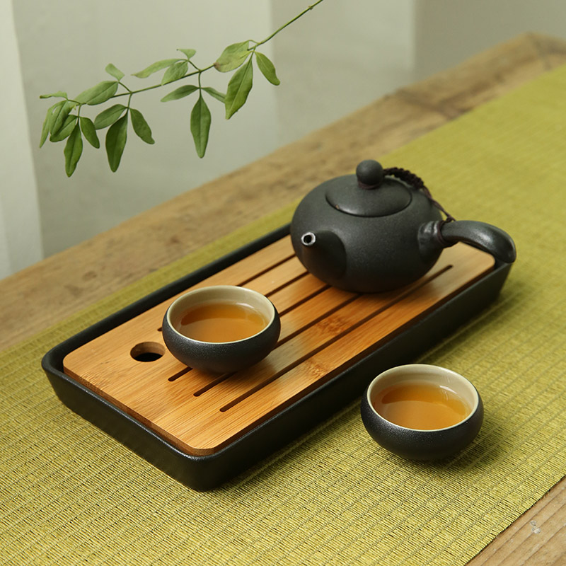 禅风黑陶一壶二杯茶具套装 两杯旅行办公室个人茶杯日式茶具整套|ruв категории посуда, чайный сервиз, кунг - Фу, чайный сервиз - от Buy2taobao.com для оказания профессиональной услуги покупки агента Taobao