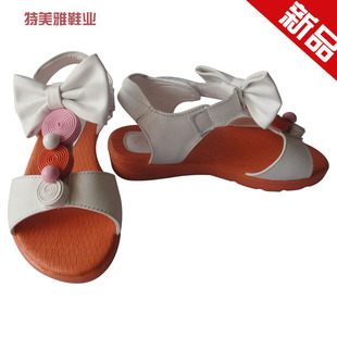  特价新款儿童凉鞋女 韩版潮蝴蝶结女童绣花罗马公主小孩童鞋