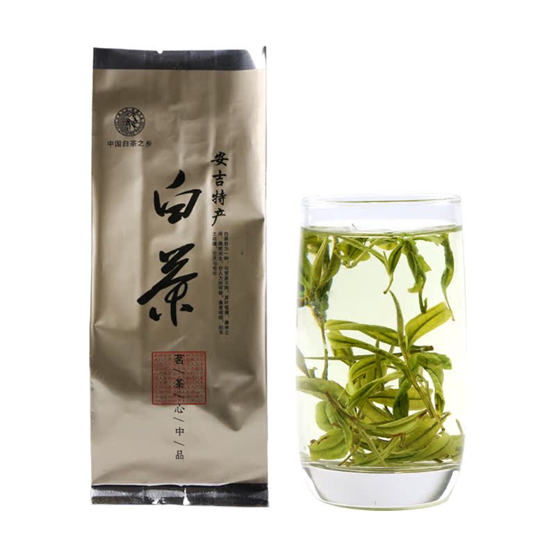 安吉白茶2019年新茶上市 50g装雨前新茶 高山春茶家用实惠5件包邮在类目 茶, 绿茶(新), 安吉白茶中 - 来自Buy2taobao.com提供专业的淘宝代购服务