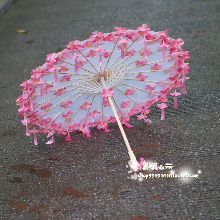 古装伞汉服花伞古风珠帘流苏伞拍照舞蹈伞剑网三伞cos游戏道具伞|ruв категории Домашний быт, ремесло зонтик - от Buy2taobao.com для оказания профессиональной услуги покупки агента Taobao