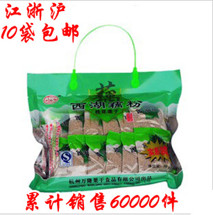  销量冠军 杭州特产西湖藕粉 万隆桂花莲子味 420g 10袋江浙沪包邮