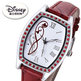  迪士尼米奇手表女表正品牌水钻表石英表学生表时装表TV0073-01