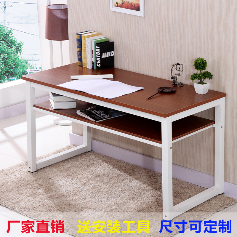 書法桌雙層鋼木電腦桌簡易書桌書畫桌辦公桌培訓桌課桌寫字台簡約在類目 住宅傢俱, 桌類, 電腦桌中 - 來自Buy2taobao.com提供專業的淘寶代購服務