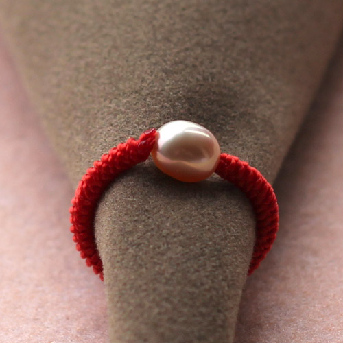 Fine money Crude models Red rope 6-7mm Pearl Ring Super personality Year of fate Transfer beadin the Jewelry/Diamond/Jade/Gold , Natural pearls (New) , Bracelets category - from Buy2taobao.com to provide professional Taobao agent buy service