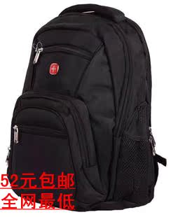  包邮 瑞士军刀包 14寸15寸15.6寸双肩电脑包双肩背包男女士双肩包