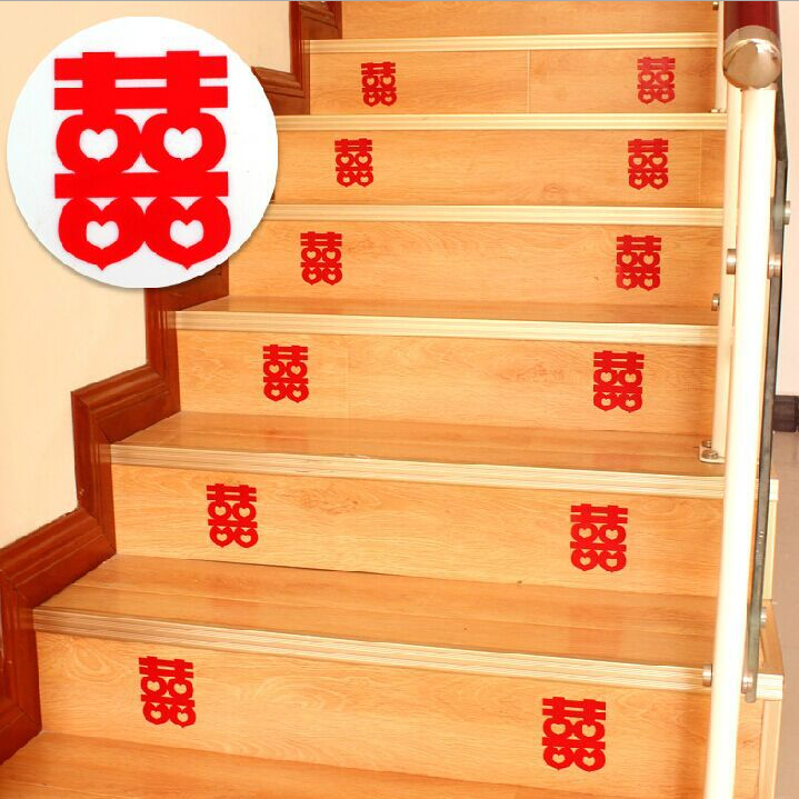 婚慶用品結婚喜字創意樓梯喜不幹膠喜字貼迷妳家具喜字貼紙包免郵在類目 節慶用品/禮品, 喜字/剪紙/貼紙中 - 來自Buy2taobao.com提供專業的淘寶代購服務