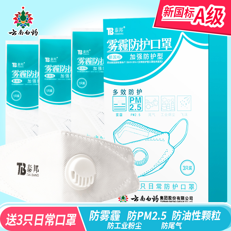 正品云南白药泰邦加强防护型防雾霾PM2.5口罩防工业烟尘透气在类目 居家日用, 防护用品, 口罩中 - 来自Buy2taobao.com提供专业的淘宝代购服务