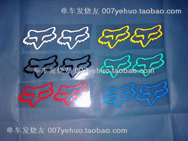 清仓甩卖 FOX 狐狸头 单车贴纸 自行车贴纸 山地车贴纸|ruв категории велосипед/езда оборудования/запасных частей, велосипед/велосипед оборудования, велосипед наклейки/светоотражающие стикеры - от Buy2taobao.com для оказания профессиональной услуги покупки агента Taobao