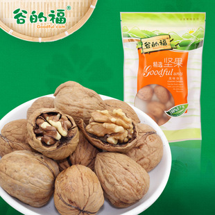  谷的福 坚果零食 新货特价纸皮核桃 野生椒盐核桃 熟薄皮核桃280g