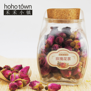  禾禾小镇玫瑰花草茶 玫瑰花茶 特级玫瑰花茶 特价包邮【精瓶装】