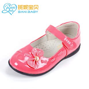  春夏新款童鞋女童PU皮皮鞋儿童单鞋中大童女鞋公主鞋蝴蝶结