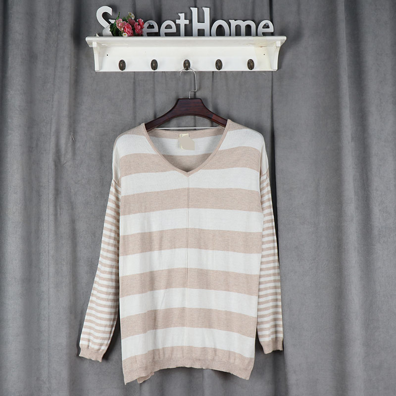 lady Spring fashion Long sleeve Elastic force stripe sweater E1-2in the Women's clothing/Boutique , Sweaters category - from Buy2taobao.com to provide professional Taobao agent buy service