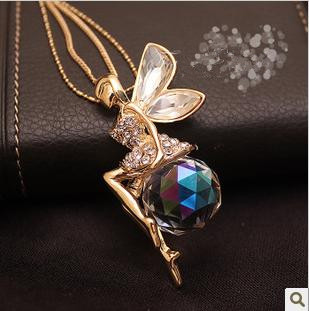 天使翅膀毛衣链...