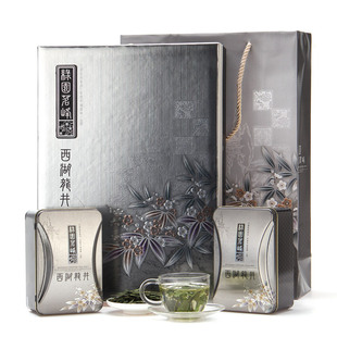  西湖龙井礼盒 绿茶 森舟正品西湖龙井茶礼盒装 新品茶叶 5.4包邮