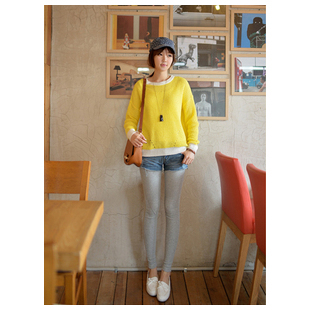  韩国女装代购官网正品春夏装新款品牌纯棉长裤打底裤 特价